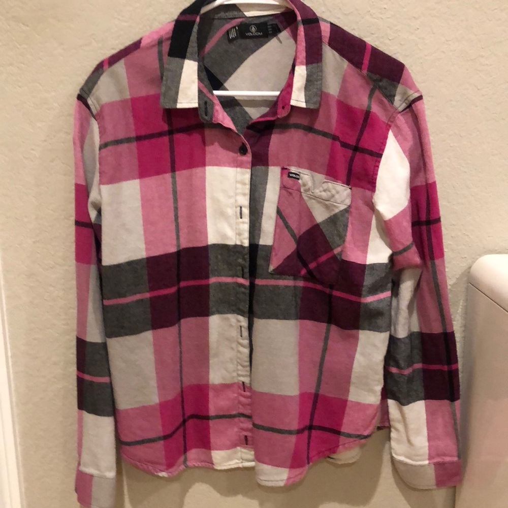 Volcom Womens Flannel Size XS